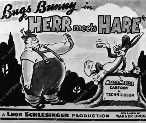 animated characters Bugs Bunny cartoon Herr Meets Hare 412-02 - 0412-002