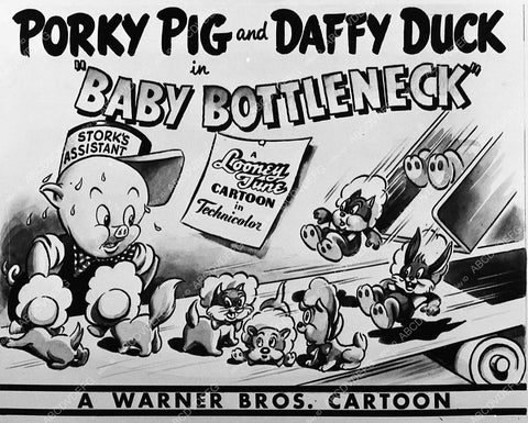 animated characters Porky Pig Daffy Duck cartoon Baby Bottleneck 412-11 - 0412-011