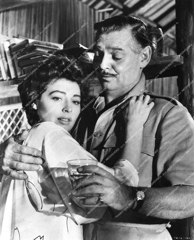 Ava Gardner, Clark Gable - 1953 film Mogambo - 0426-022