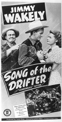 Jimmy Wakely, Mildred Coles, Dub Taylor - 1948 film Song of the Drifter - 0436-019
