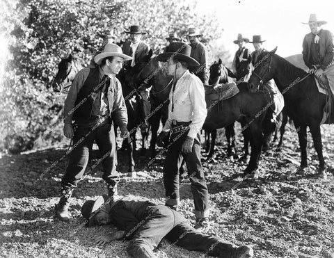 cowboy Buck Jones, Frank Rice - 1932 film Forbidden Trail - 0442-033