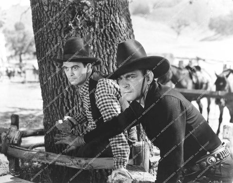 Buck Jones, George Cooper - 1932 film Forbidden Trail - 0443-003