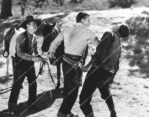 Buck Jones, George Cooper - 1932 film Forbidden Trail - 0443-004