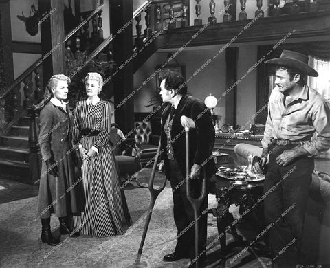 Barbara Stanwyck, Edward G Robinson, Brian Keith, Dianne Foster - 1955 film The Violent Men - 0448-018