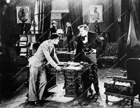 Boris Karloff, James A Marcus - 1927 silent film The Meddlin' Stranger - 0452-020