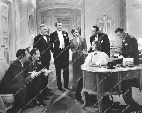 Jeanette MacDonald, Lew Ayres, Ian Hunter, Frank Morgan, William Gargan, Rita Johnson - 1939 film Broadway Serenade - 0456-019