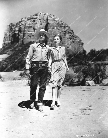 Gene Autry, Gloria Henry - 1948 film The Strawberry Roan - 0459-006