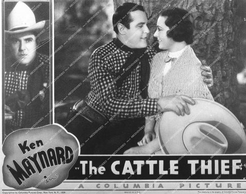 Ken Maynard, Geneva Mitchell - 1936 film The Cattle Thief - 0459-034