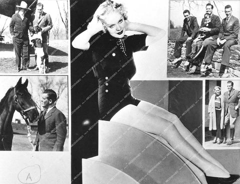 Alice Faye her legs and family 1937 montage - 0460-010