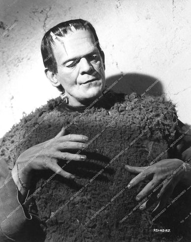 Boris Karloff monster portrait - 1939 film Son of Frankenstein - 0460-023