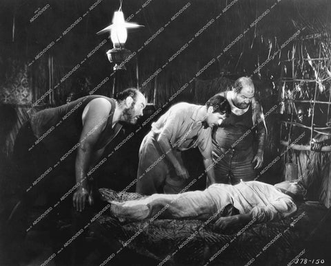 Warner Baxter, Tiny Ward, Kalla Pasha - 1928 silent film West of Zanzibar - 0463-010