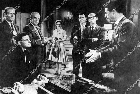 Parley Baer, Efram Zimbalist Jr, Don Ameche film A Fever in the Blood - 11001-011