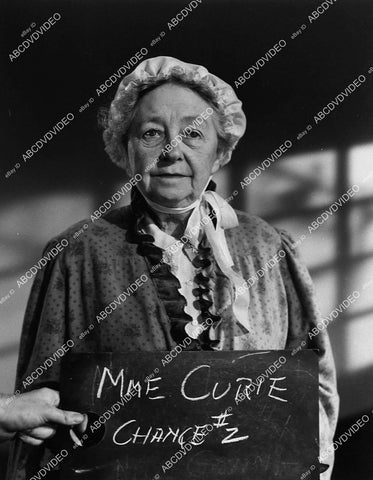 Dame May Whitty costume wardrobe slate portrait film Madame Curie - 11007-026