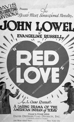 John Lowell, Evangeline Russell silent film Red Love - 11015-029