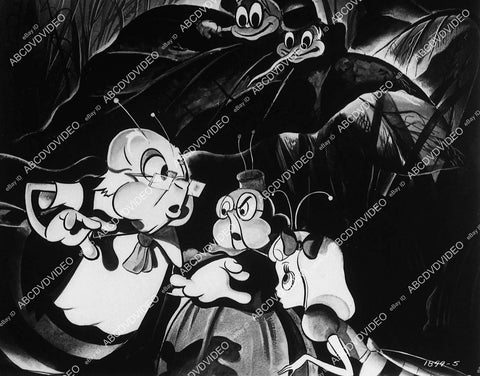 animated characters insects in Fleischer cartoon film Mr Bug Goes to Town - 11020-026