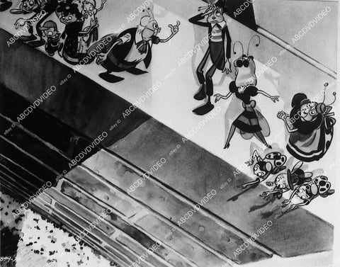 animated characters insects in Fleischer cartoon film Mr Bug Goes to Town - 11020-036