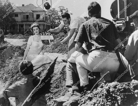 candid Tina Louise at slate board film God's Little Acre - 11028-006