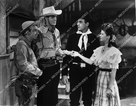 Fuzzy Knight, Rod Cameron, Tom Tyler, Vivian Austin film Boss of Boomtown - 11029-035