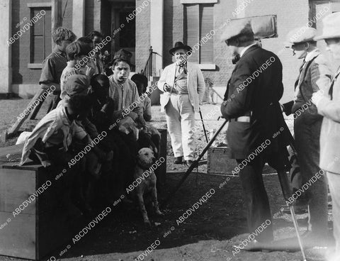 Goldwyn Studios backlot w director Clarence Badger and crew silent film Boys Will Be Boys - 11030-025