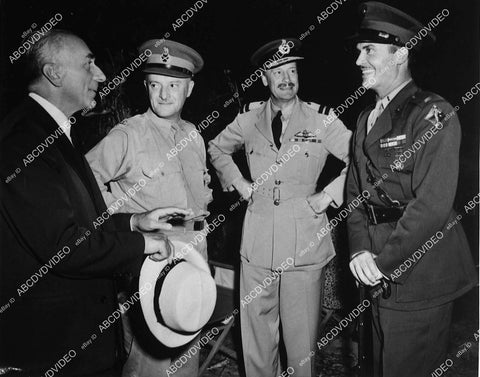 candid Harry Warner, Gen J.S. Lethbridge, Commodore L.L. MacLean, Lt Craig Reynolds - 11031-025