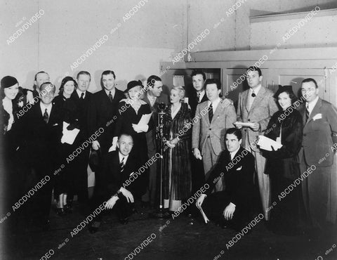 WB Studios 1932 party Wini Shaw, Al Jolson, Ruth Donnelly, Red Walker, Lyle Talbot, Joan Blondell, Pat O'Brien, Bette Davis, Dick Powell, Frank McHugh, Harry Warner, Marjorie Mack, Phil Regan, Robert Armstrong - 11032-028