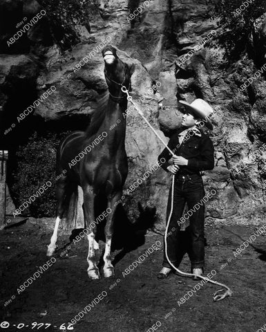 child star Don Reynolds w his pony film Beyond the Purple Hills - 11033-034