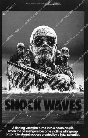 ad slick classic horror film Shock Waves - 11040-037