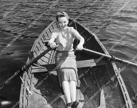 Anna Lee rowing the boat - 11042-020