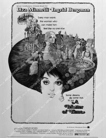 ad slick Liza Minnelli, Ingrid Bergman film A Matter of Time - 11047-032