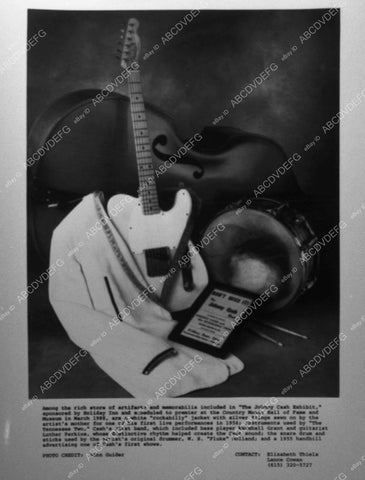 Johnny Cash exhibit of guitar jacket and other stuff 11247-28 - 11247-28