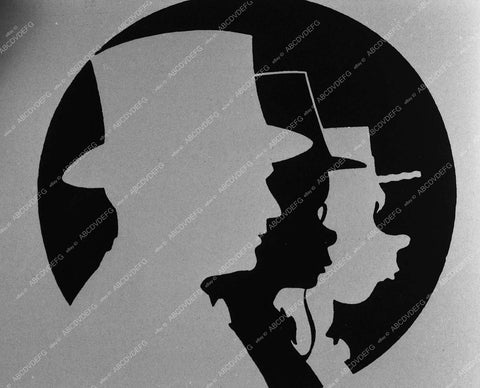 Edgar Bergen Charlie McCarthy Mortimer Snerd silhoette 11312-18 - 11312-18
