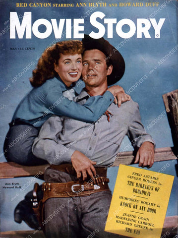 Ann Blyth Howard Duff Movie Story magazine cover 35m-950