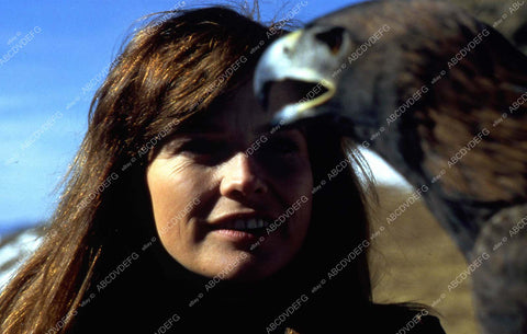 Blair Brown and an eagle 35m-1042