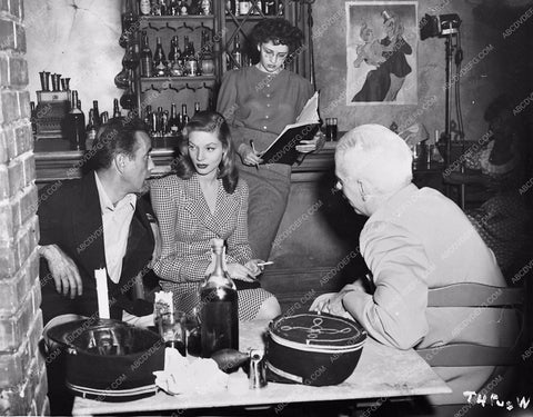candid Humphrey Bogart Lauren Bacal film To Have and Have Not 171-02