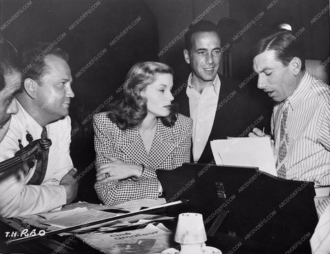 candid Humphrey Bogart Lauren Bacal film To Have and Have Not 171-03