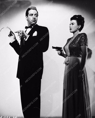 Gerald Mohr Sheila Ryan film The Lone Wolf in Mexico 455-05