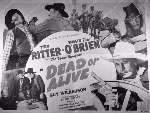 Tex Ritter Dave O'Brien western film Dead or Alive 529-17