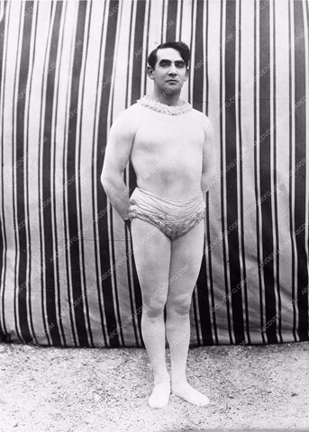 early portrait Eddie Polo in circus leotards photo 561-16