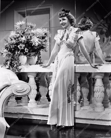 Claudette Colbert full length fashion portrait 726-26