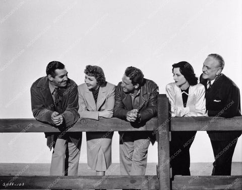 Clark Gable Claudette Colbert Spencer Tracy Hedy Lamarr Frank Morgan Boomtown 727-32