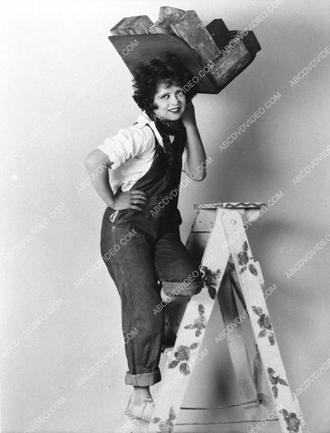 Clara Bow in her coveralls just joined the brick layers union and is ready for work 734-23