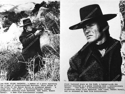 Clint Eastwood dual portrait film Joe Kidd 739-11