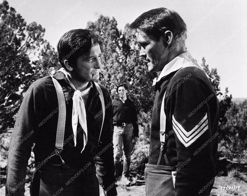 Chuck Connors in cavalry garb from western film Tomahawk Trail 764-26