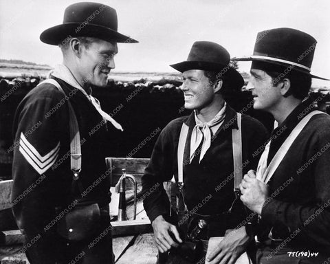 Chuck Connors in cavalry garb from western film Tomahawk Trail 764-28