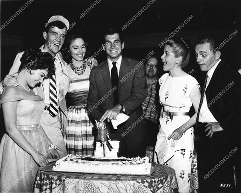 Connie Francis Jim Hutton Paula Prentiss George Hamilton Dolores Hart Frank Gorshin birthday cake 877-19