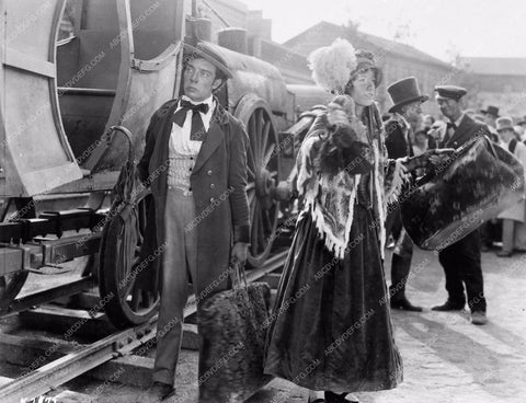Buster Keaton Natalie Talmadge from Our Hospitality silent film 891-11