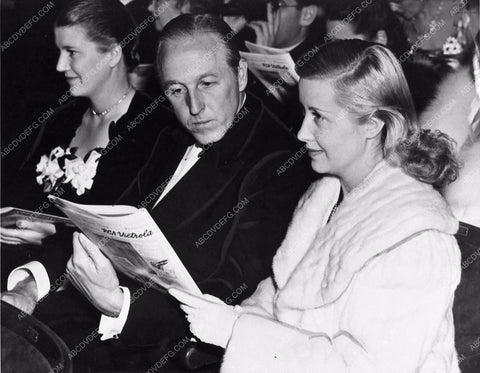 candid director William Keighley Genevieve Tobin at film premiere 910-05