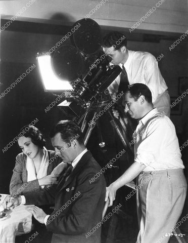 Maureen O'Sullivan Neil Hamilton old movie camera filming Payment Deferred 988-23