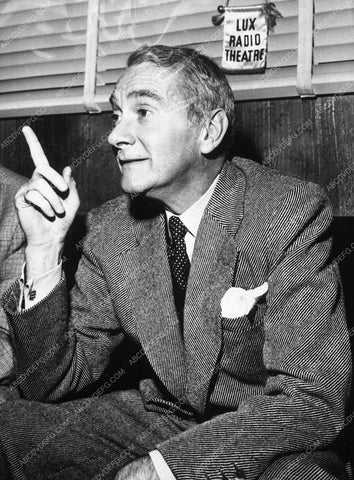 candid Clifton Webb doing LUX Radio Theatre 10265-23