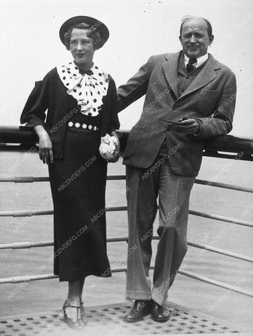 news photo Merian C. Cooper wife Dorothy Jordan return from Hawaii 10415-19